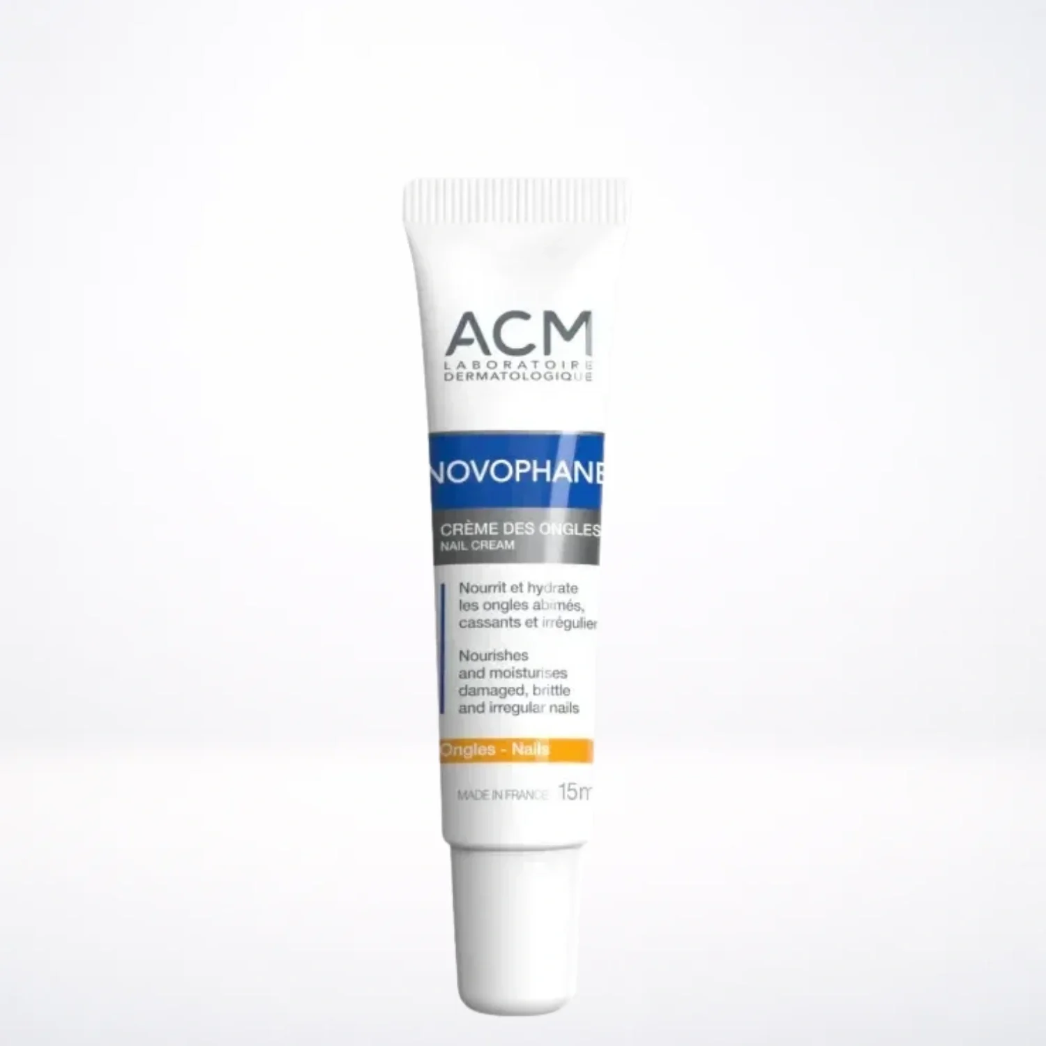 ACM Novophane Crème des Ongles 15ml - Soin Réparateur Ongles Cassants