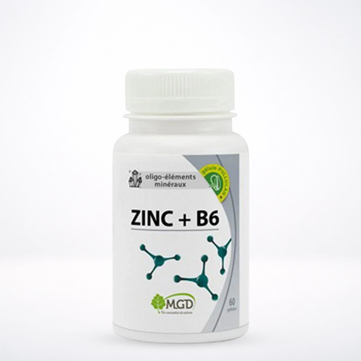MGD zinc + B6 boite 60 gélules