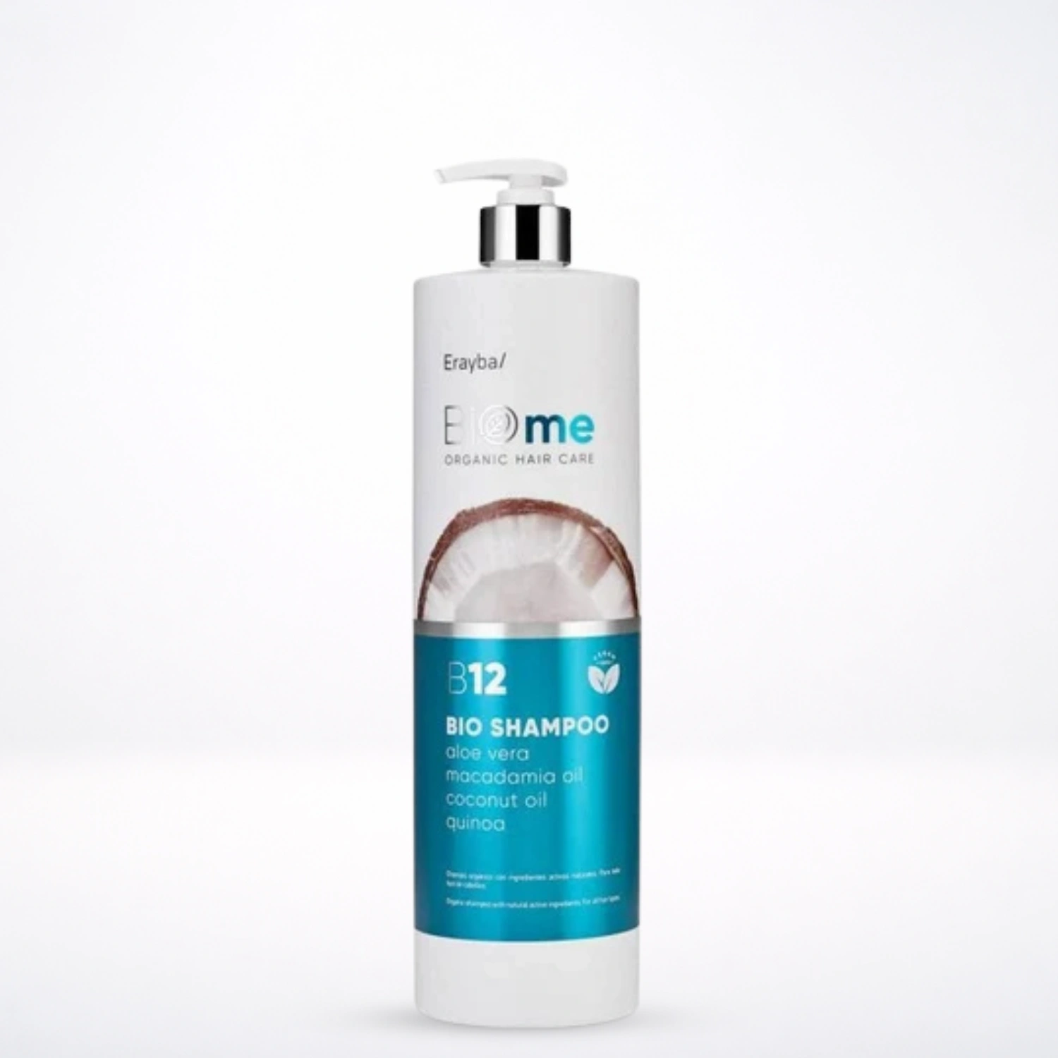 ERAYBA Biome B12 Bio Shampooing - Shampooing Naturel Format Salon 1000ml