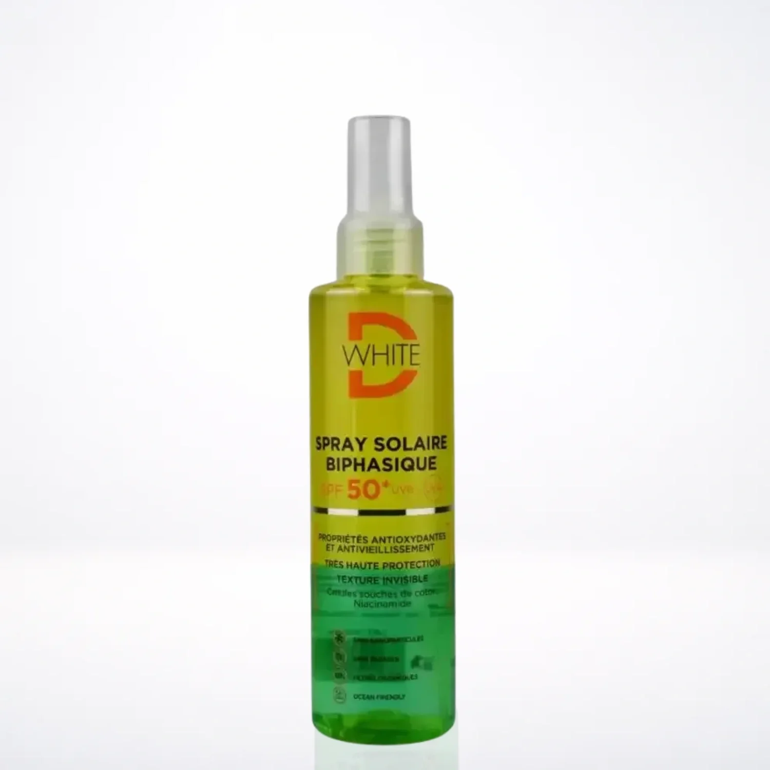 DWHITE SPRAY SOLAIRE BIPHASIQUE SPF50 200ML