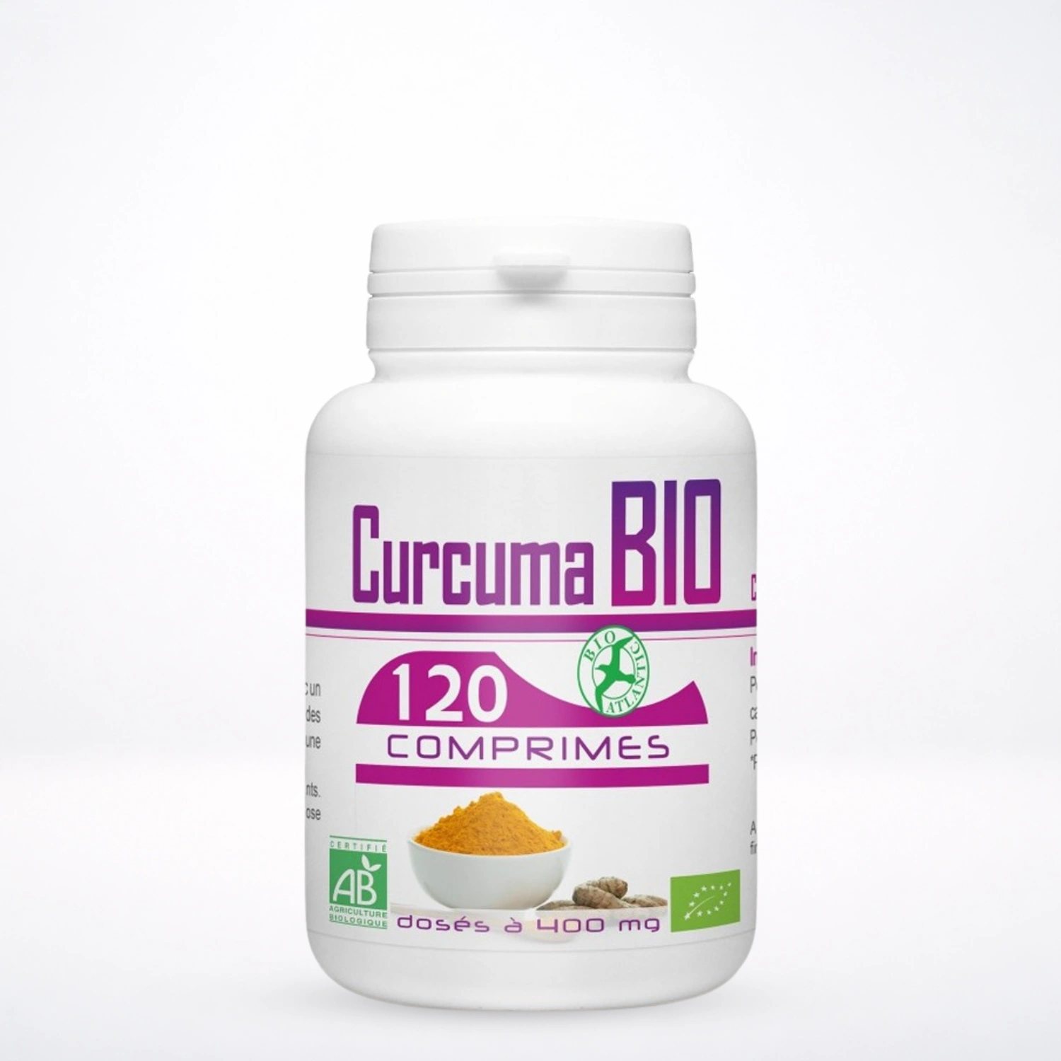 GPH DIFFUSION Curcuma BIO 400 mg | 120 comprimés
