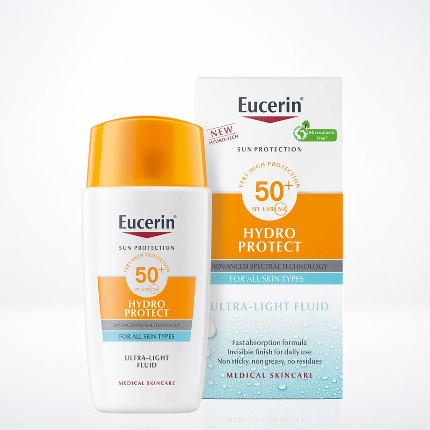 EUCERIN HYDRO PROTECT FLUIDE ULTRA LEGER SPF 50+ TOUS TYPES DE PEAUX
