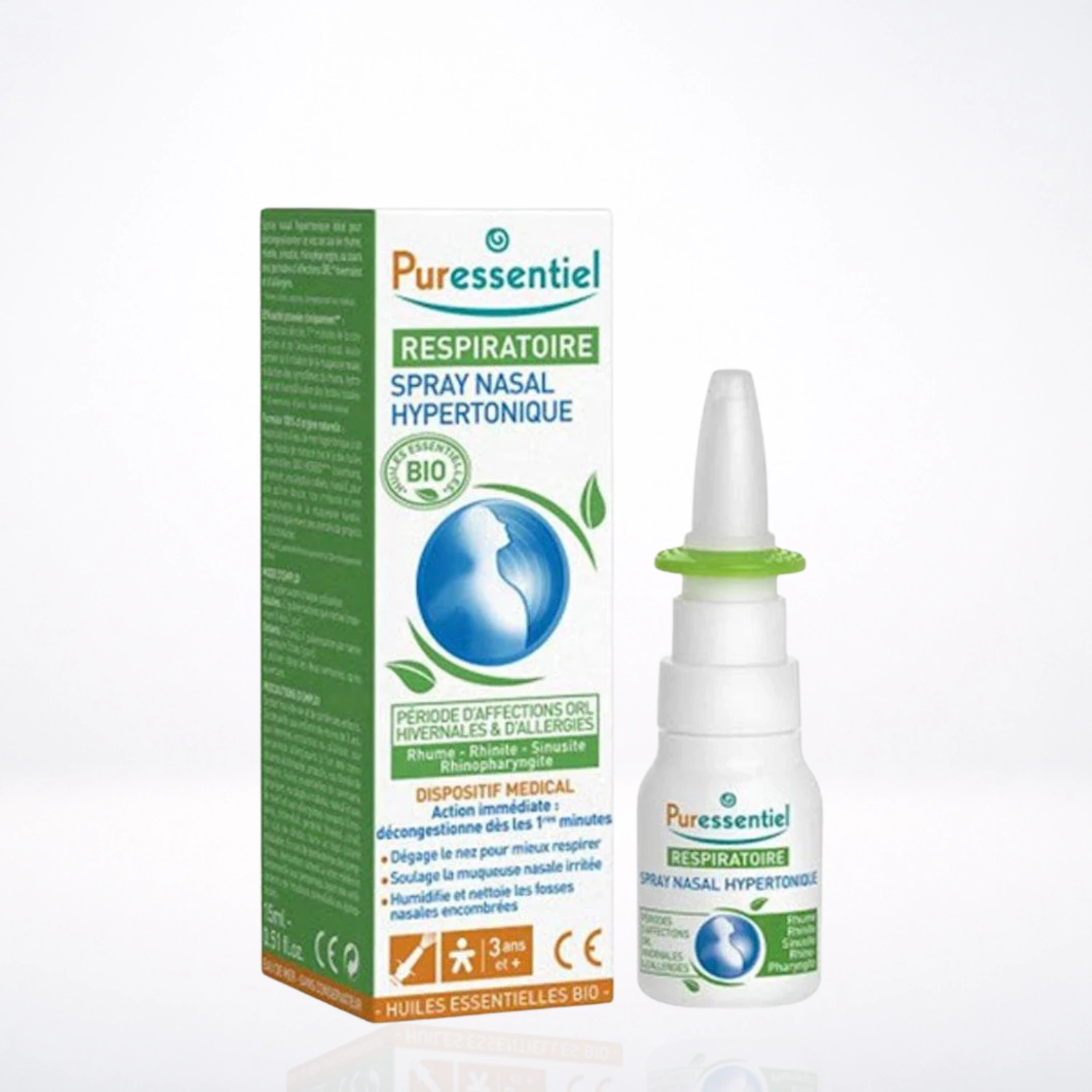 Puressentiel Respiratoire Spray Nasal Hypertonique 15 ml