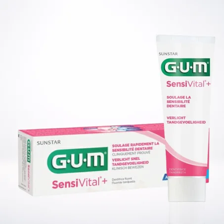 Gum SensiVital+ Dentifrice 75ml