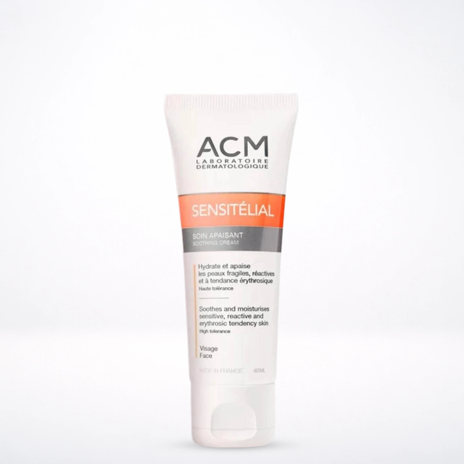 ACM Sensitélial Soin Apaisant Hydratant Quotidien 40ml - Peaux Intolérantes Hypersensibles
