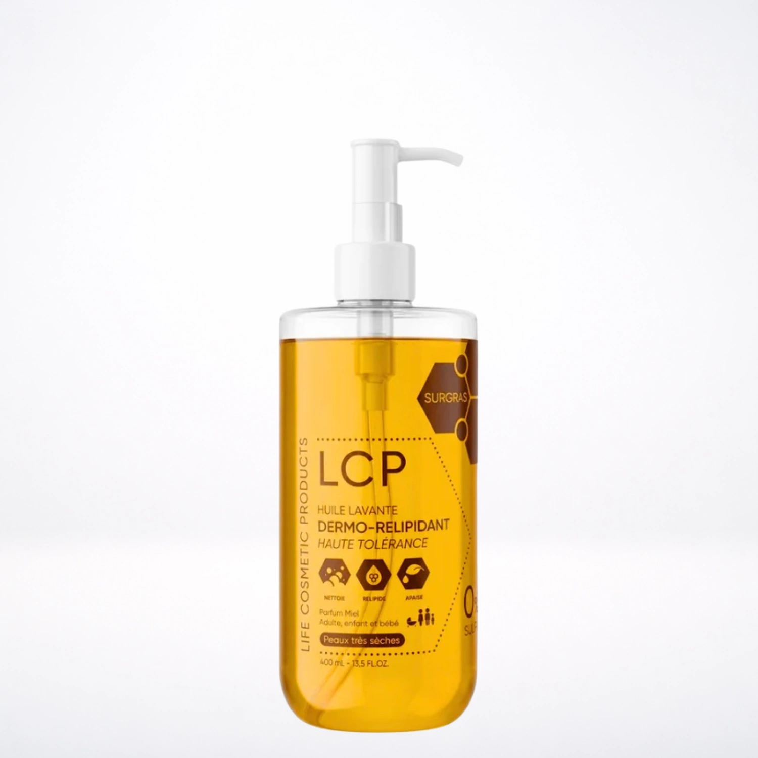 Lcp Huile Lavante Dermo Relipidant 400ml