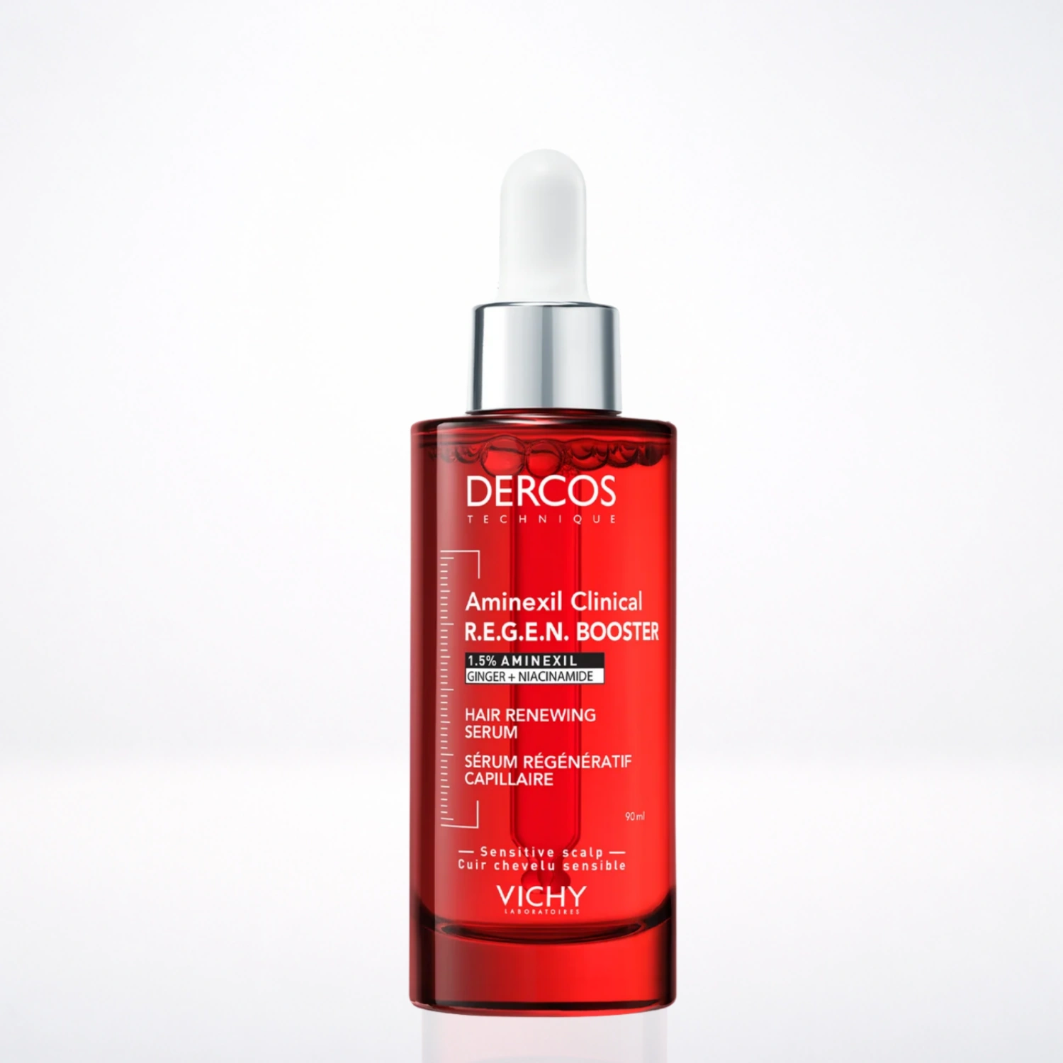 VICHY DERCOS Sérum REGENBOOSTER Rénovateur 100ml Densité Capillaire Anti-Chute