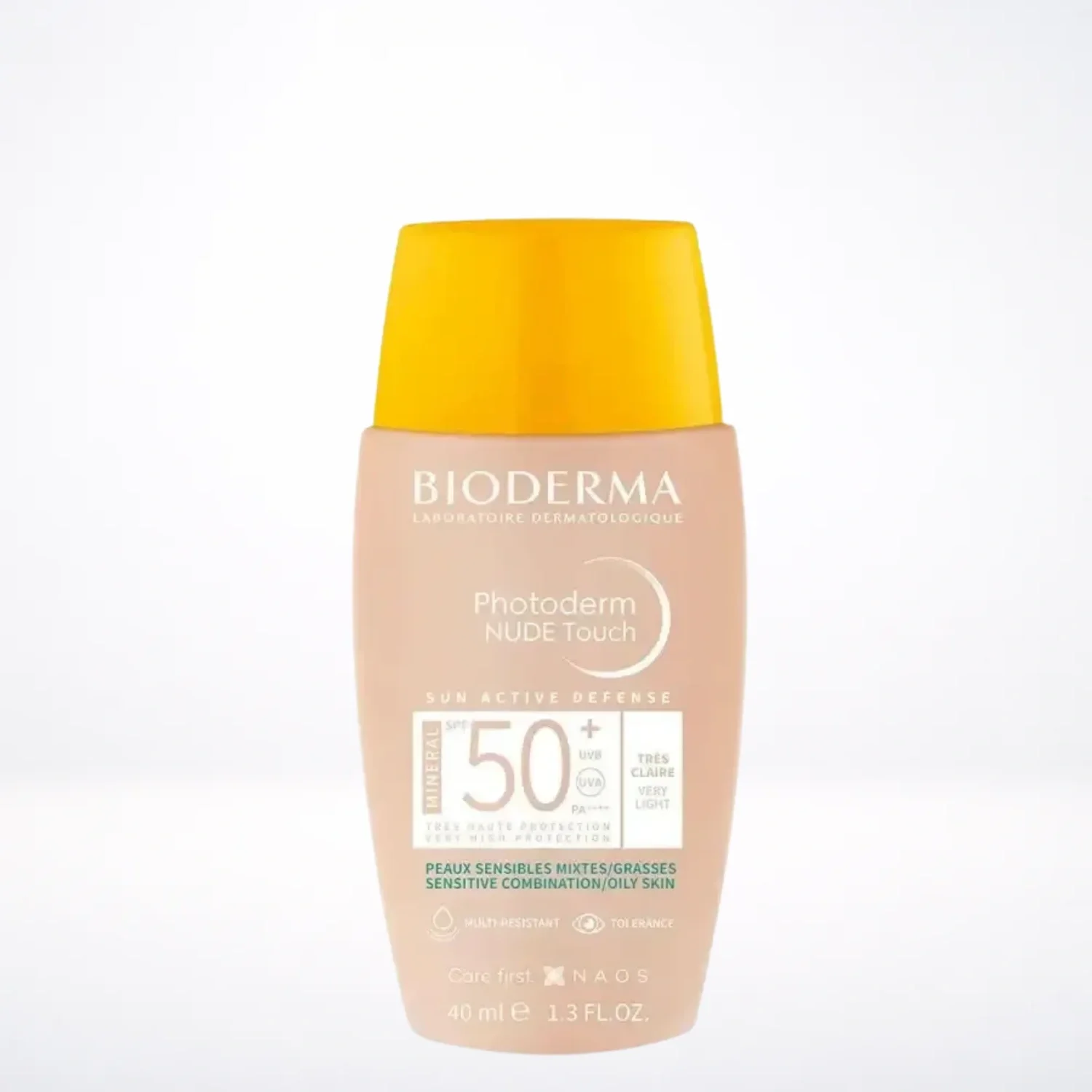 BIODERMA PHOTODERM NUDE TOUCH SPF50+ TEINTE TRES CLAIRE SOLAIRE PERFECTEUR 40ML