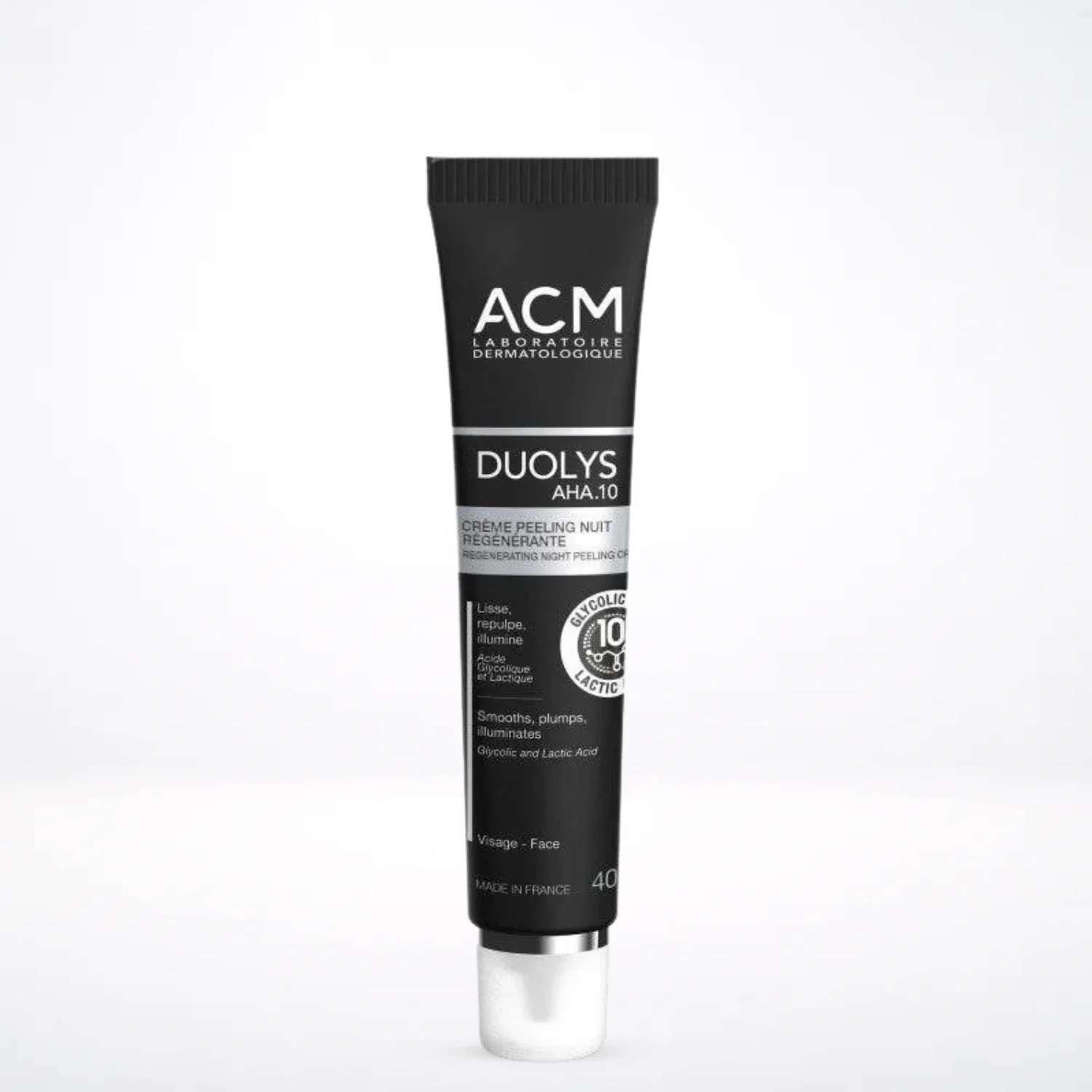 ACM Duolys AHA.10 Crème Peeling Nuit Régénérante 50ml - Renouvellement Cellulaire Intensif