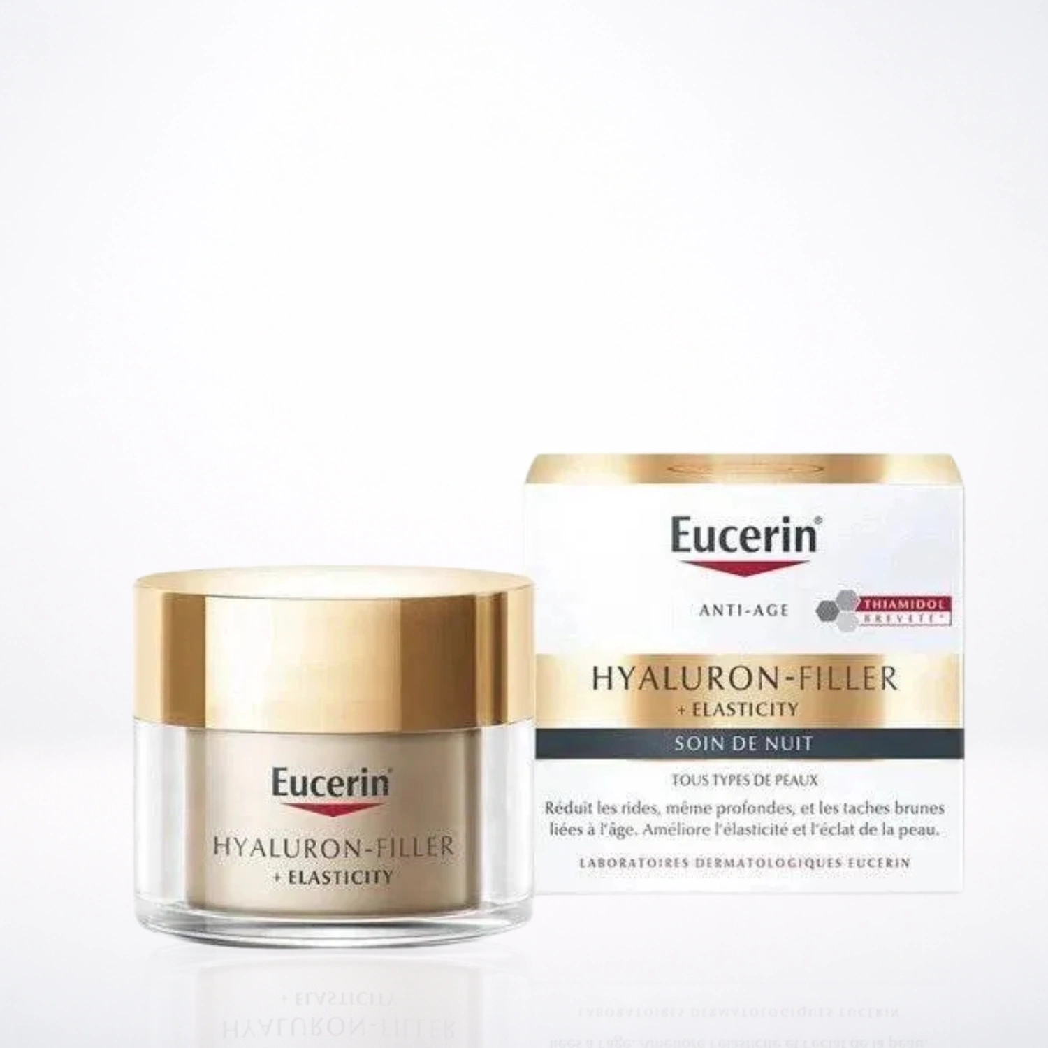 EUCERIN HYALURON-FILLER ELASTICITY Soin Nuit 50ml Anti-Âge