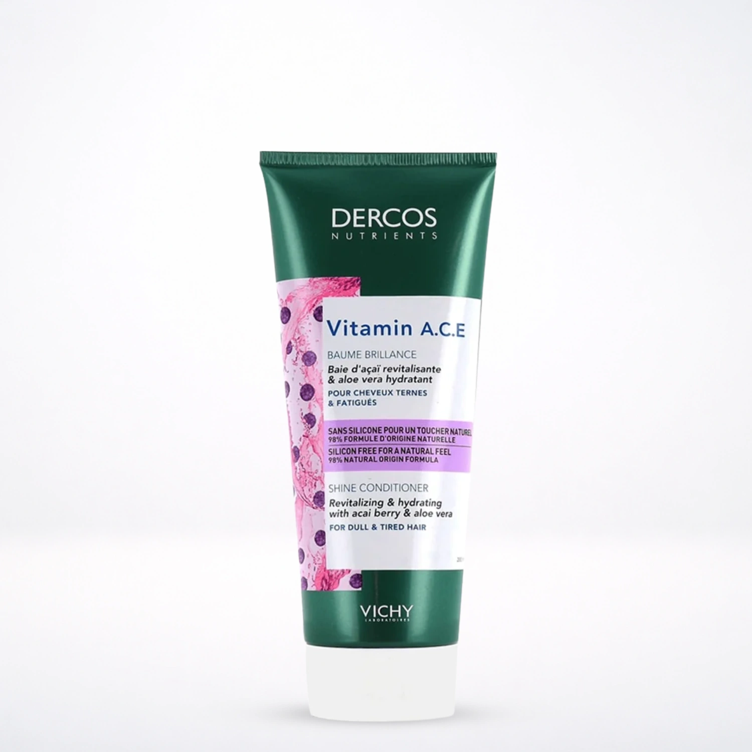 VICHY Dercos Nutrients Après-Shampooing Baume Vitamin A.C.E Revitalisant 200ml