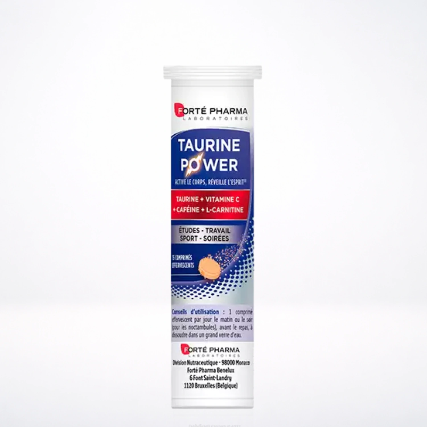 FORTÉ PHARMA Énergie Taurine Power | 15 cps effervescents