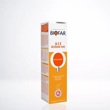BIOFAR ACE Sélénium Zinc 20 Comprimés