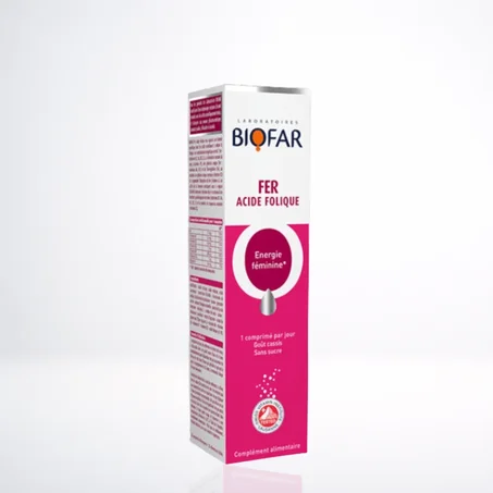 BIOFAR Fer Acide Folique 20 Comprimés