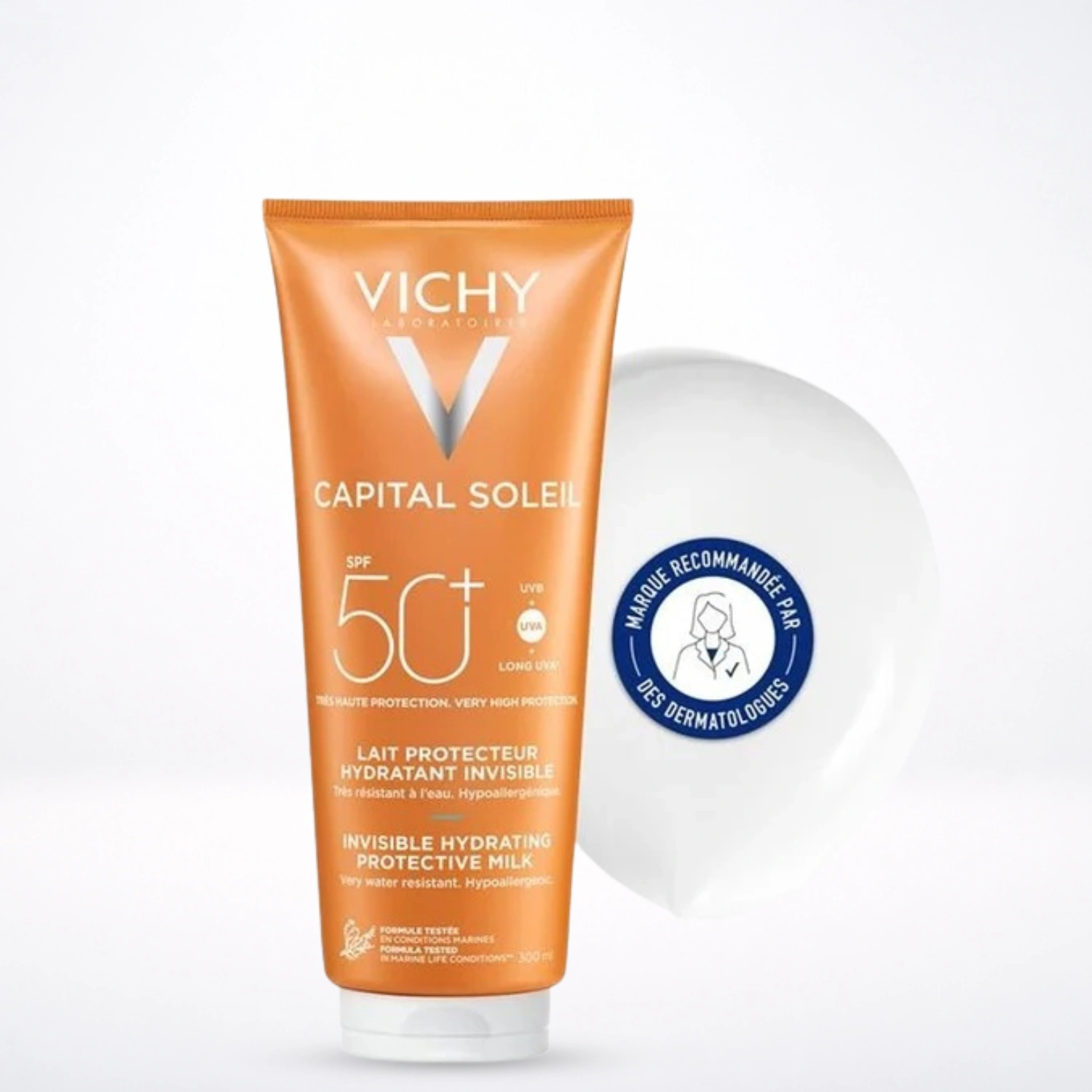 VICHY Capital Soleil SPF50+ Lait Protecteur Hydratant Invisible 300ml