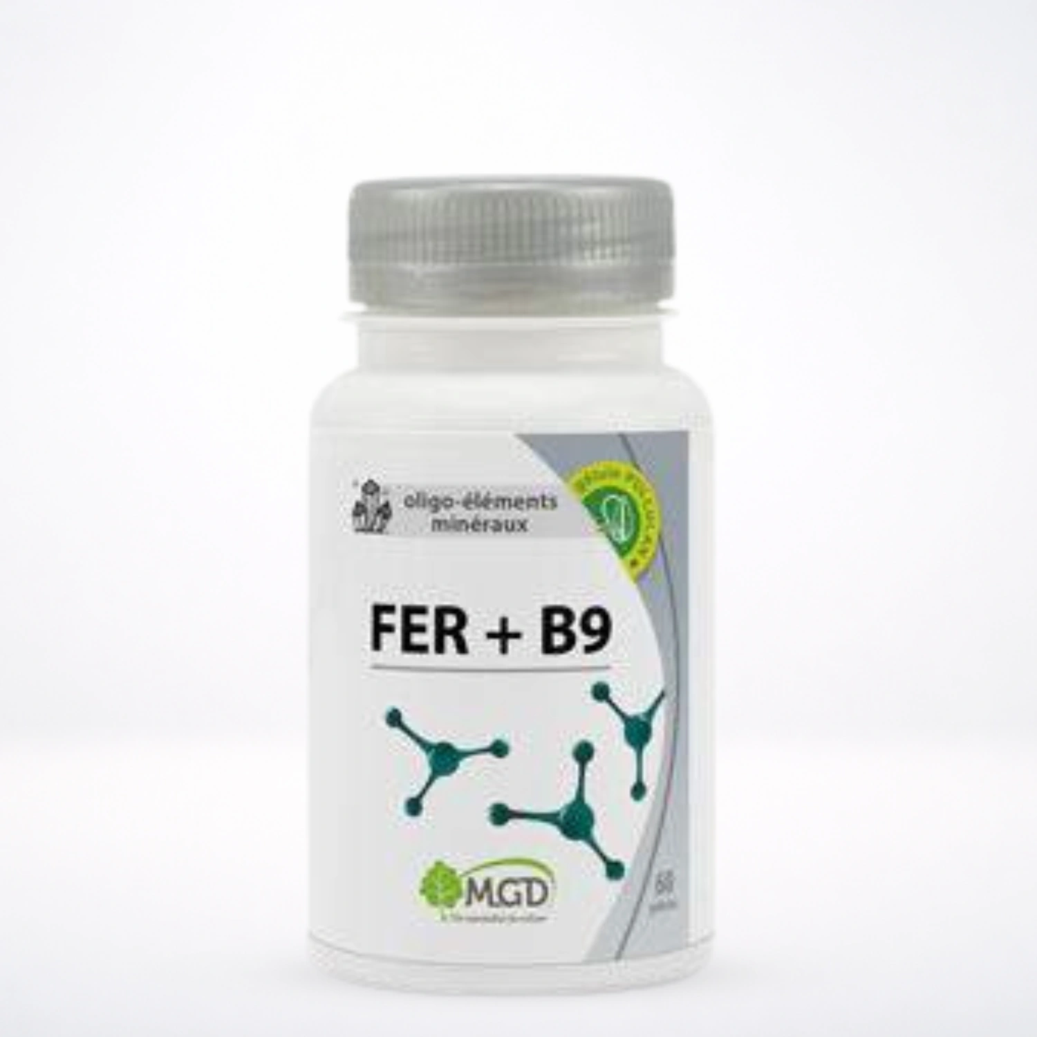 MGD Fer + B9 boite 60 gélules