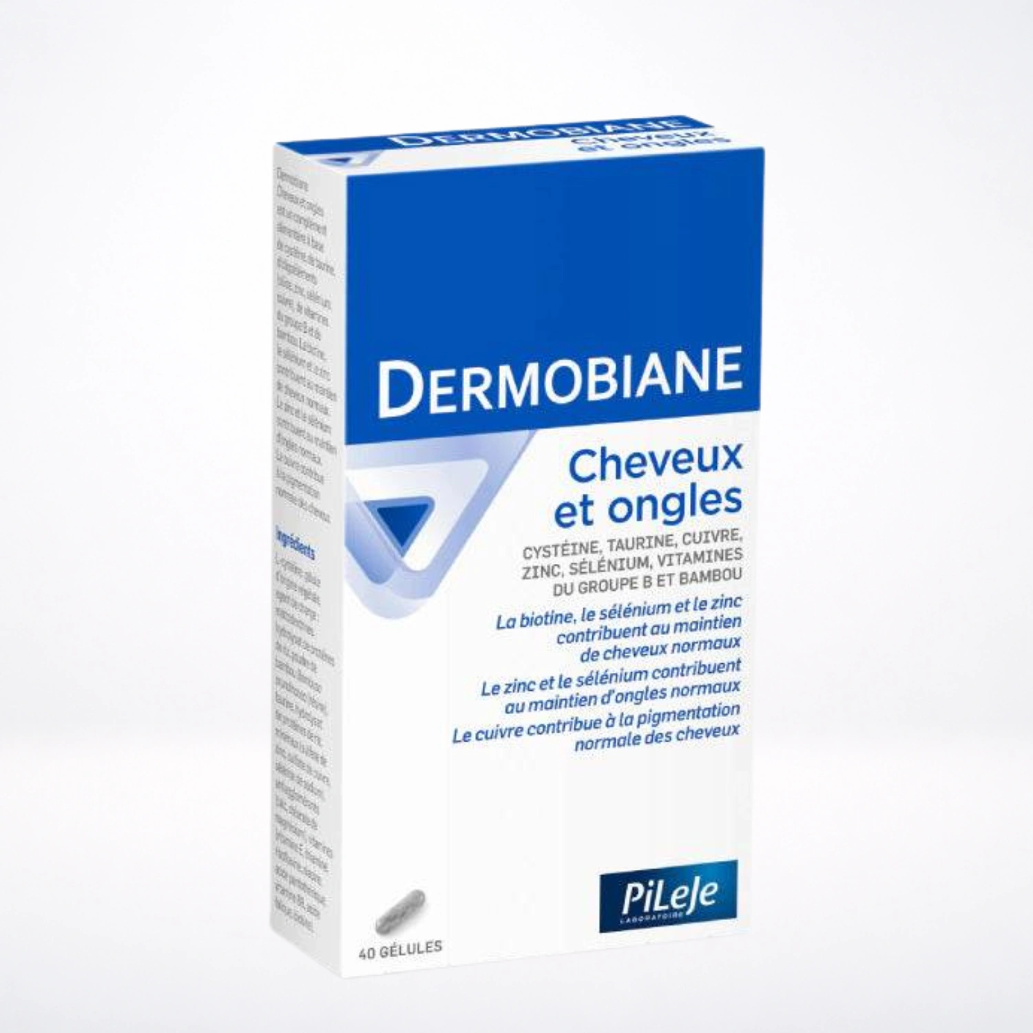 PILEJE Dermobiane Cheveux & Ongles 40 Gélules