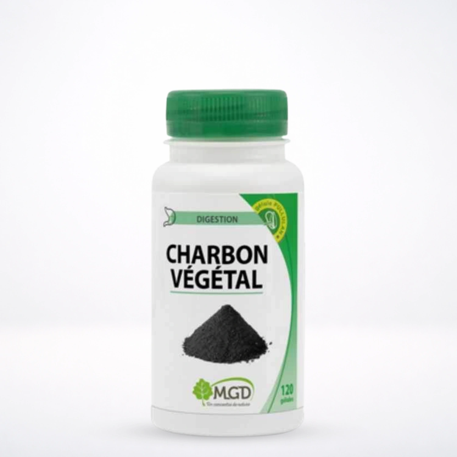Mgd Charbon végétale 120 Gélules