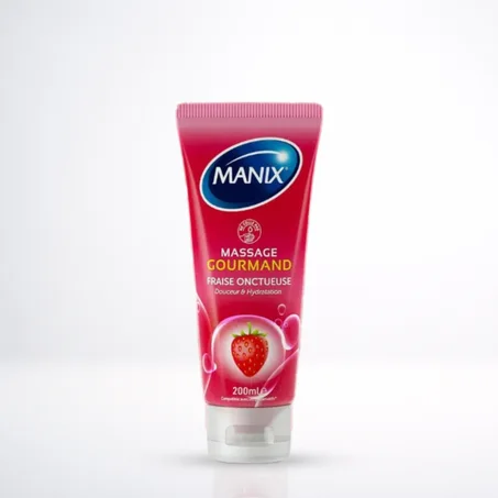 MANIX Gel Massage Fraise Onctueuse 200ml