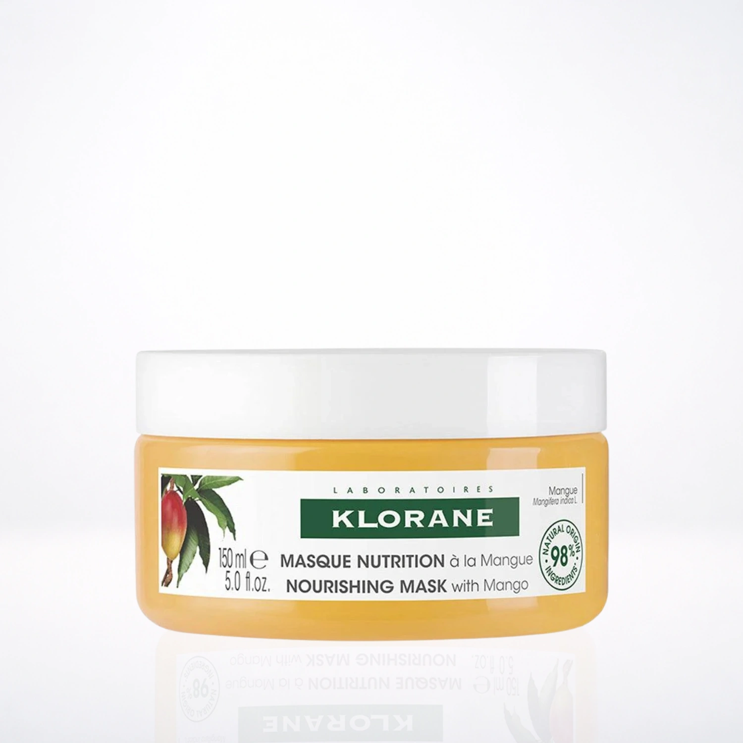 KLORANE Masque Nutrition à la Mangue 150ml - Cheveux Secs et Abîmés