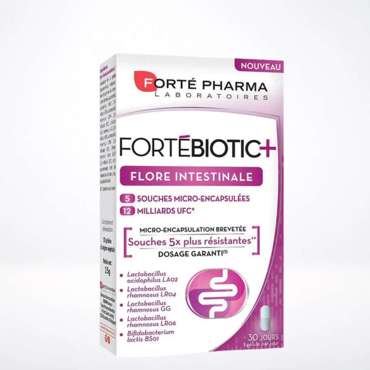 Forte pharma Fortebiotic+ Boite 10 Gélules