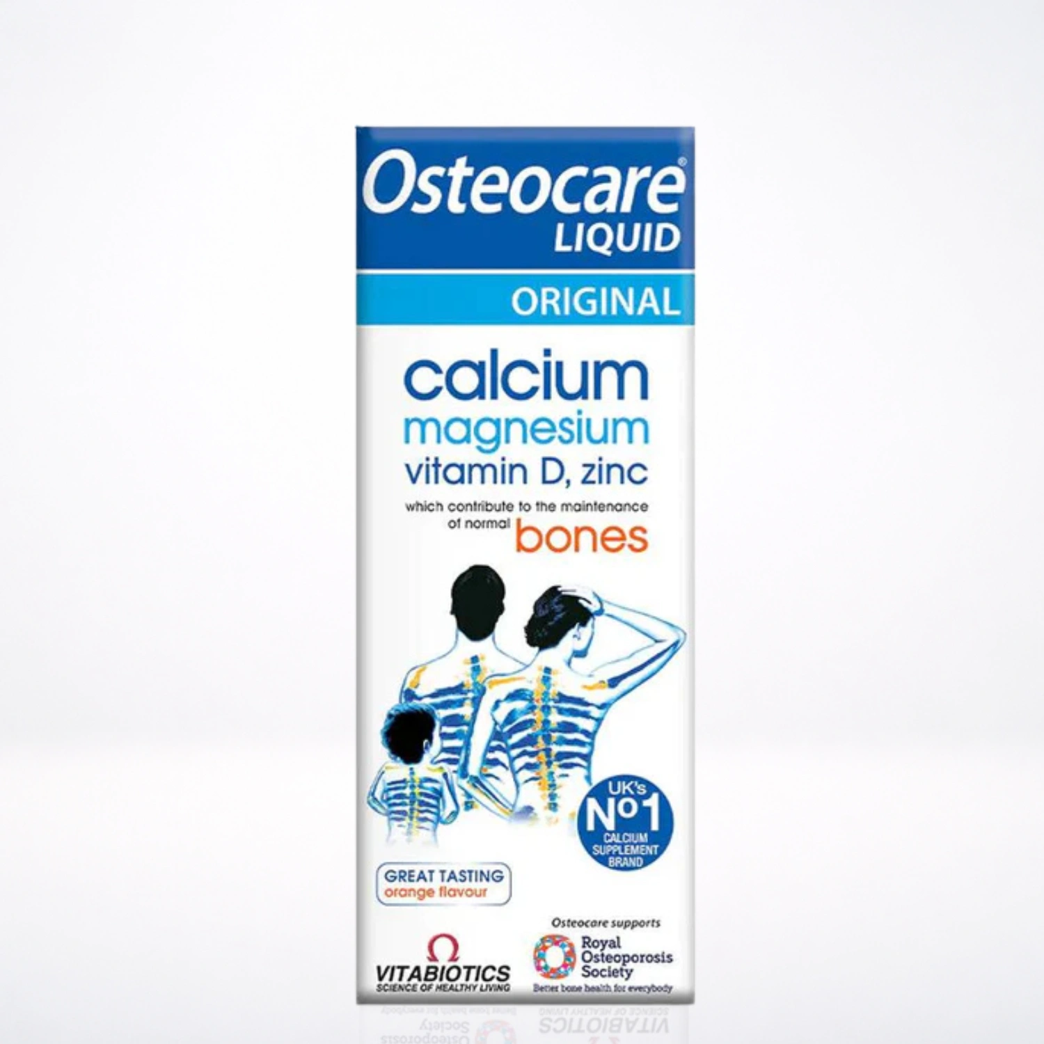 VITABIOTICS Osteocare Liquide 200ml Calcium Magnésium Zinc Vitamine D3 Santé Osseuse