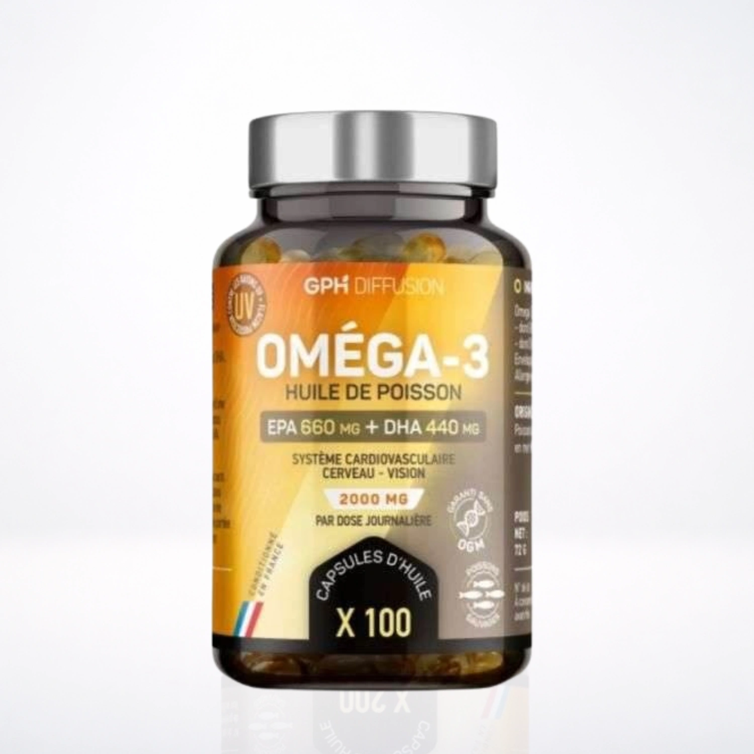 GPH DIFFUSION – Oméga 3 505mg – 100-200 Capsules