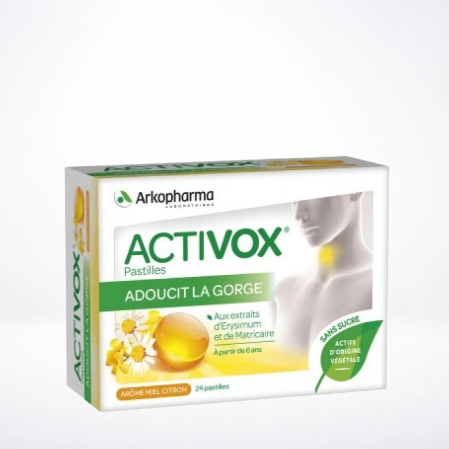 ARKOPHARMA ACTIVOX miel citron | 24 pastilles