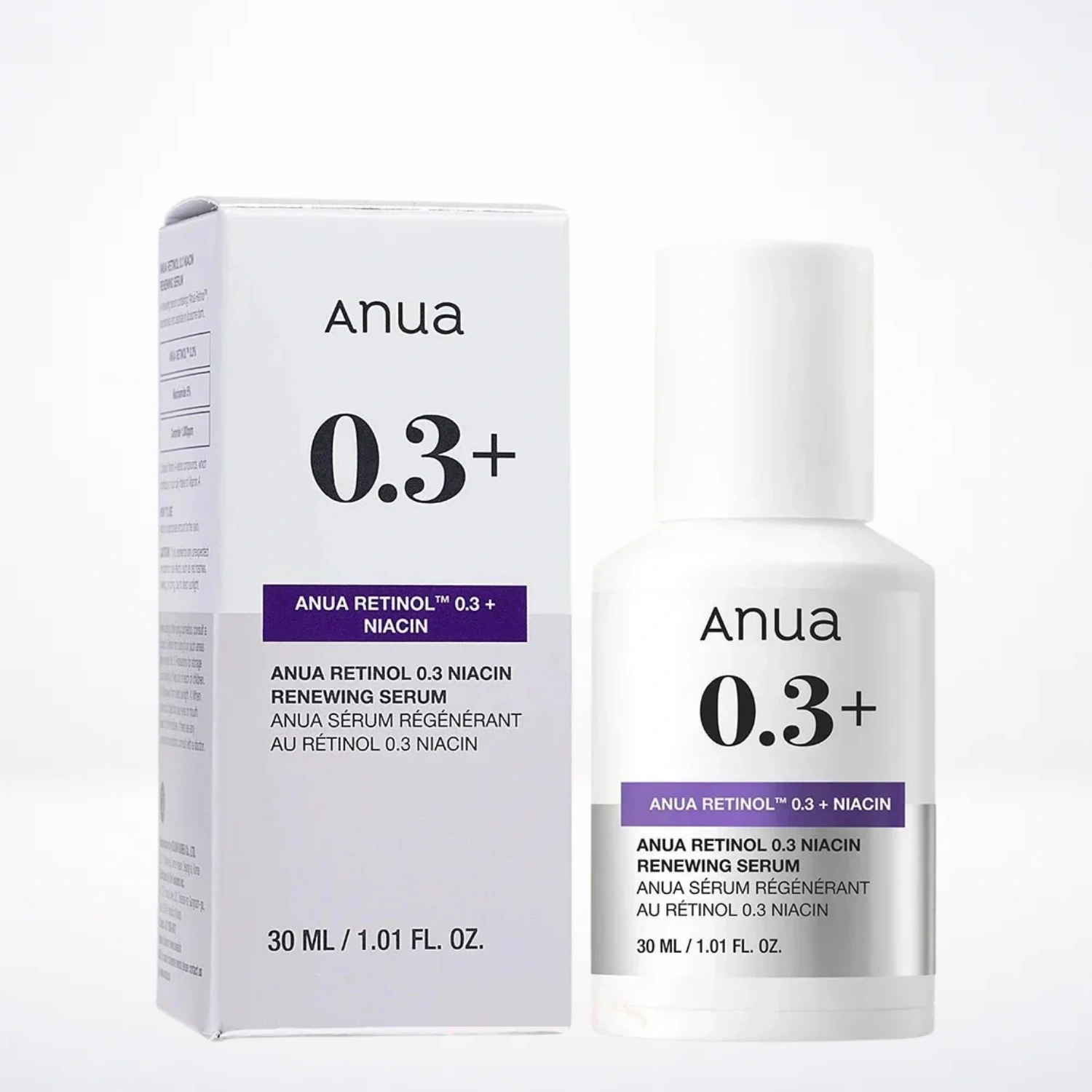 ANUA - Retinol 0.3 + Niacin Renewing Serum - 30ml