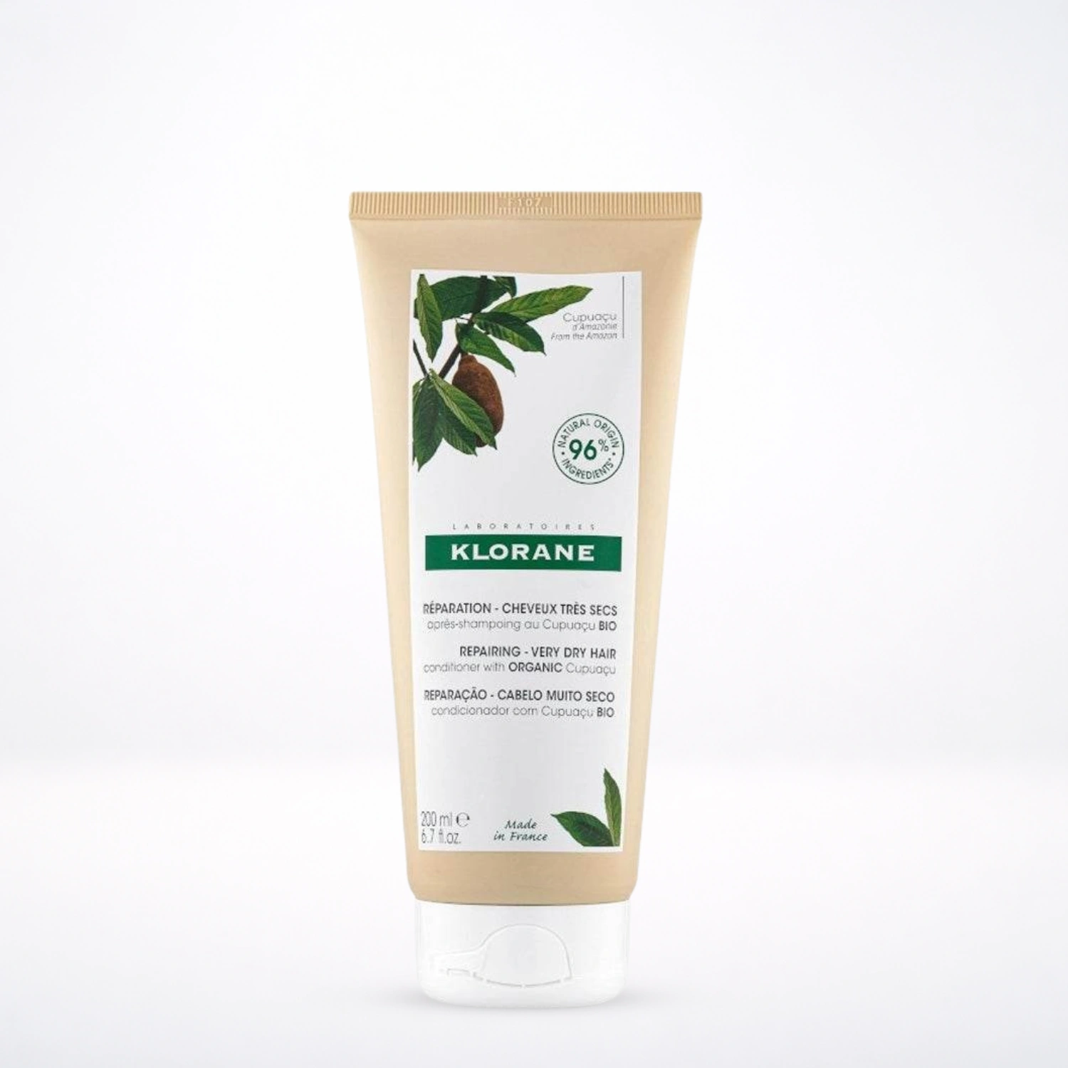 KLORANE Après-Shampooing Au Cupuaçu 200ml - Cheveux Très Secs et Abîmés