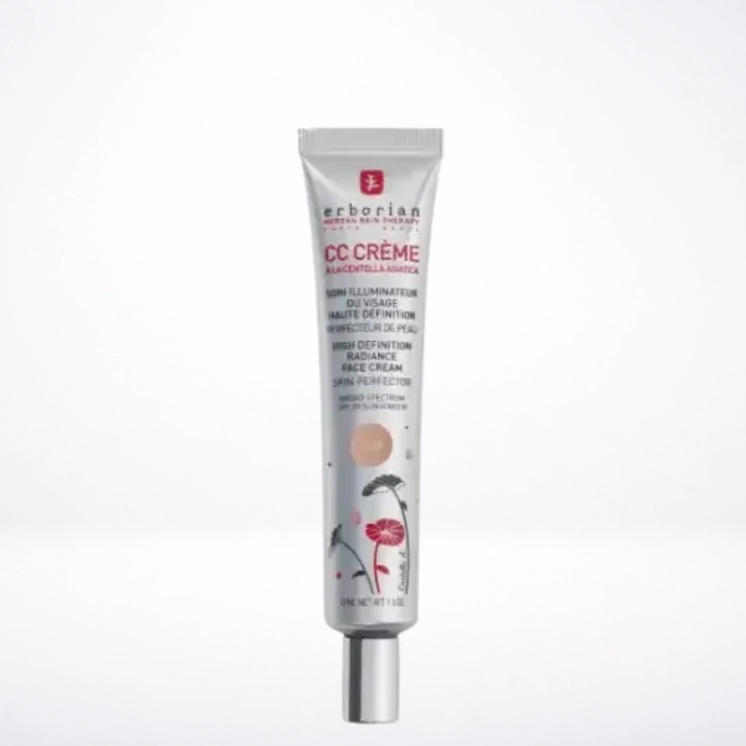 ERBORIAN CC Crème Doré à la Centella Asiatica Spf 25 | 45 ml