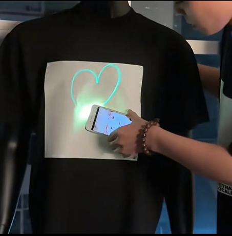 Light- Activated  Drawing T-Shirt