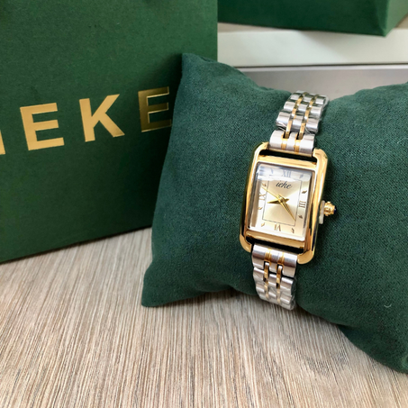 IEKE Squared design: Silver-golden