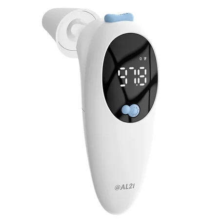 Termómetro 3 en 1 para bebé, termómetro de oído para adultos, niños y bebés – Termómetro digital para la frente, el oído y la fiebre de objetos con 32 recordaciones de memoria, precisión