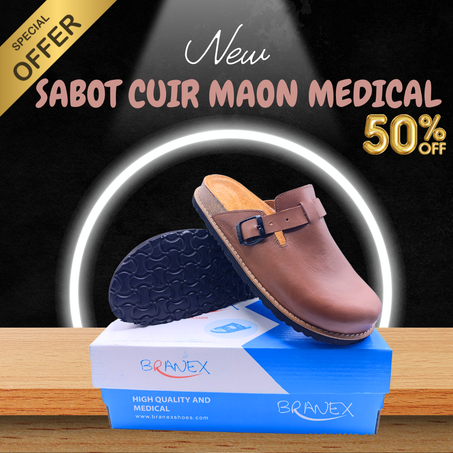 Noir Cuire tree point  Maroon  - Medical - Homme