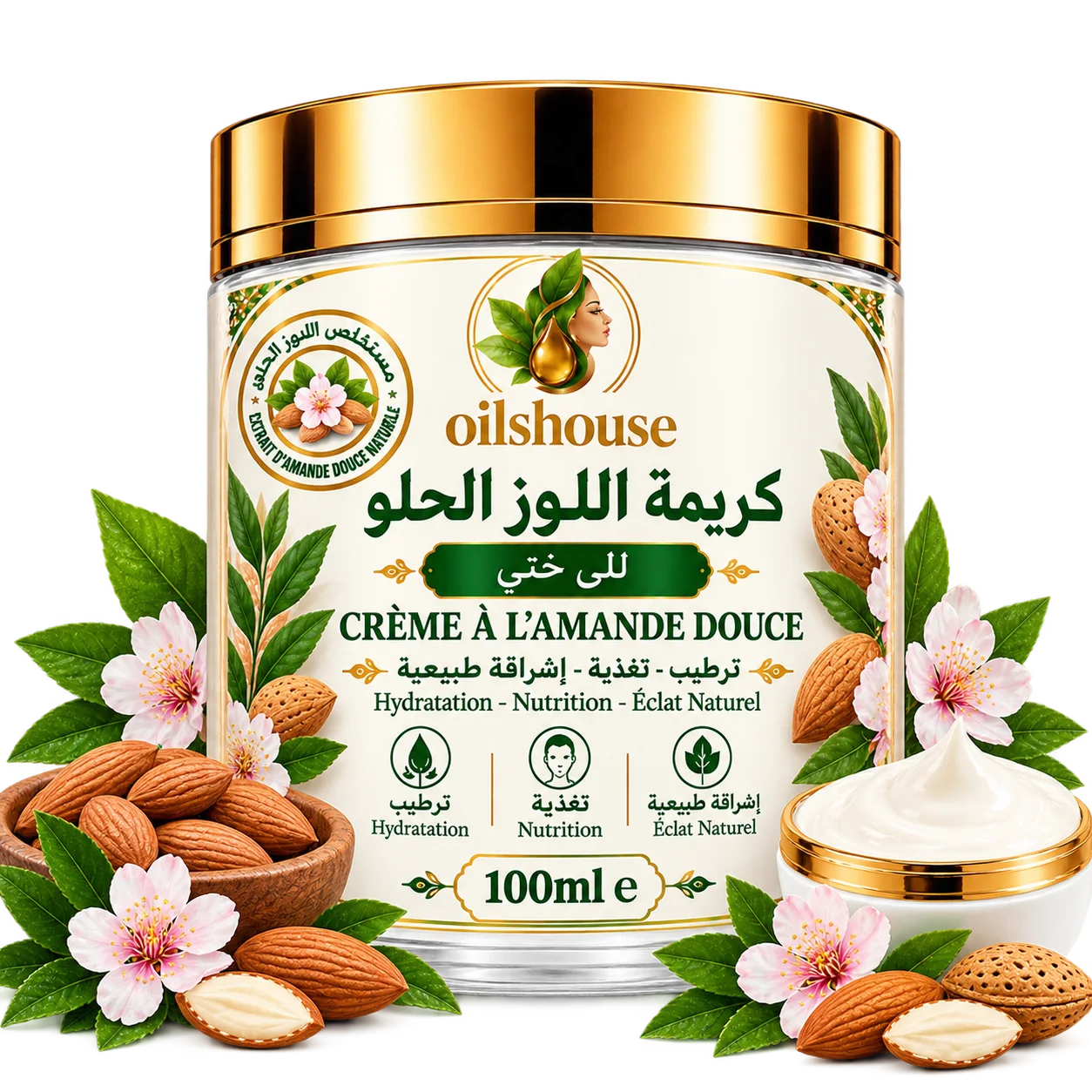 كريمة اللوز الحلو