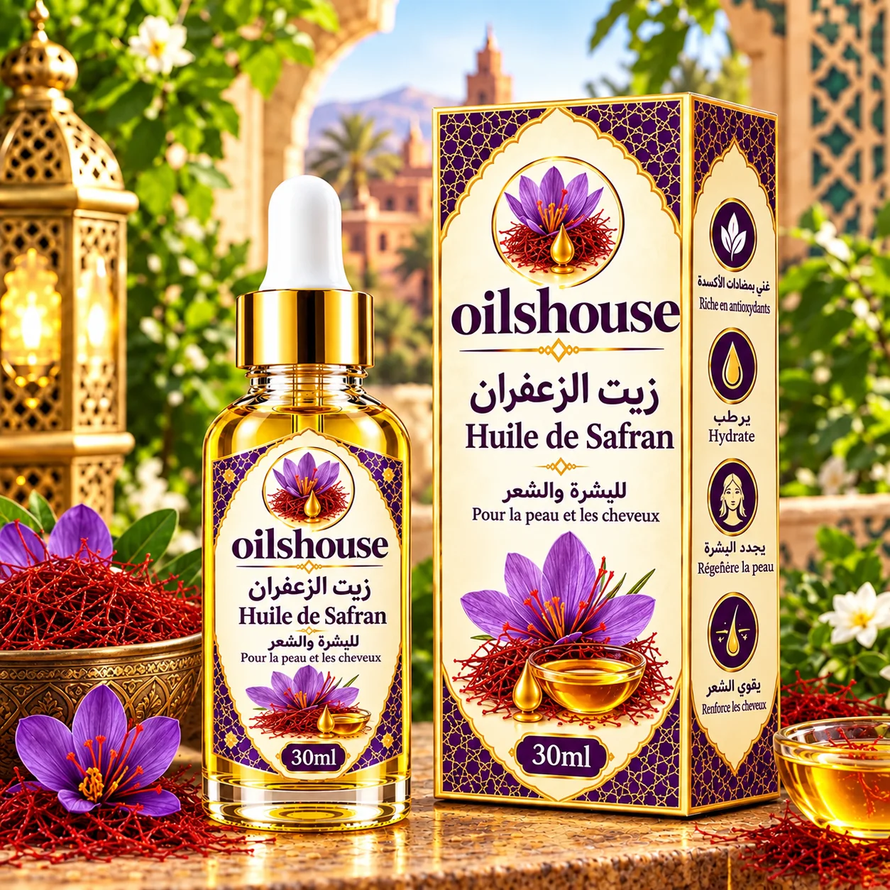 زيت الزعفران Huile de Safran 30ml