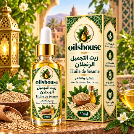 زيت السمسم (الزنجلان) 30ml Huile de Sesame