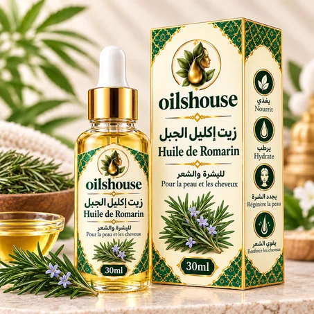 زيت اكليل الجبل Huile De Romarin 30ml