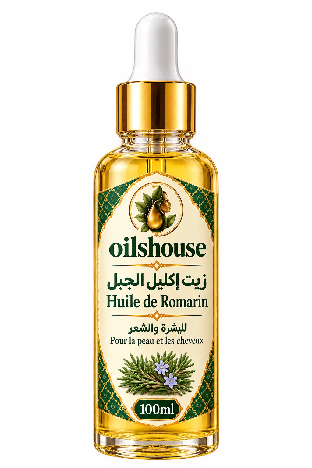 زيت اكليل الجبل Huile De Romarin 30ml