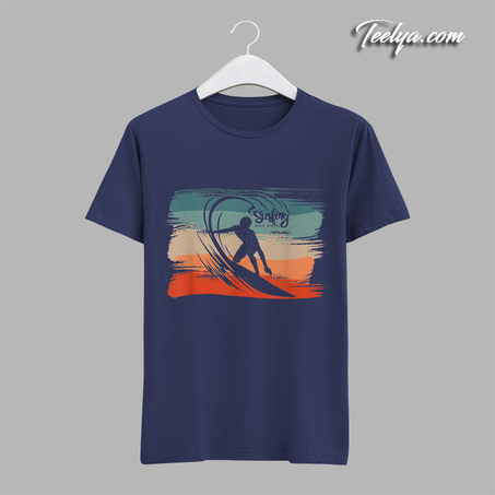 قميص صيفي راكب الأمواج بتصميم تجريدي رائع