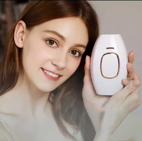 آلة إزالة الشعر بالليزر IPL للنساء لإزالة الشعر بالليزر للاستخدام المنزلي بدون ألم جهاز إزالة الشعر