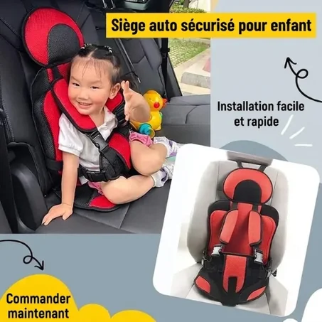 Siège auto de sécurité pour enfant (Confort optimal & Protection renforcée)