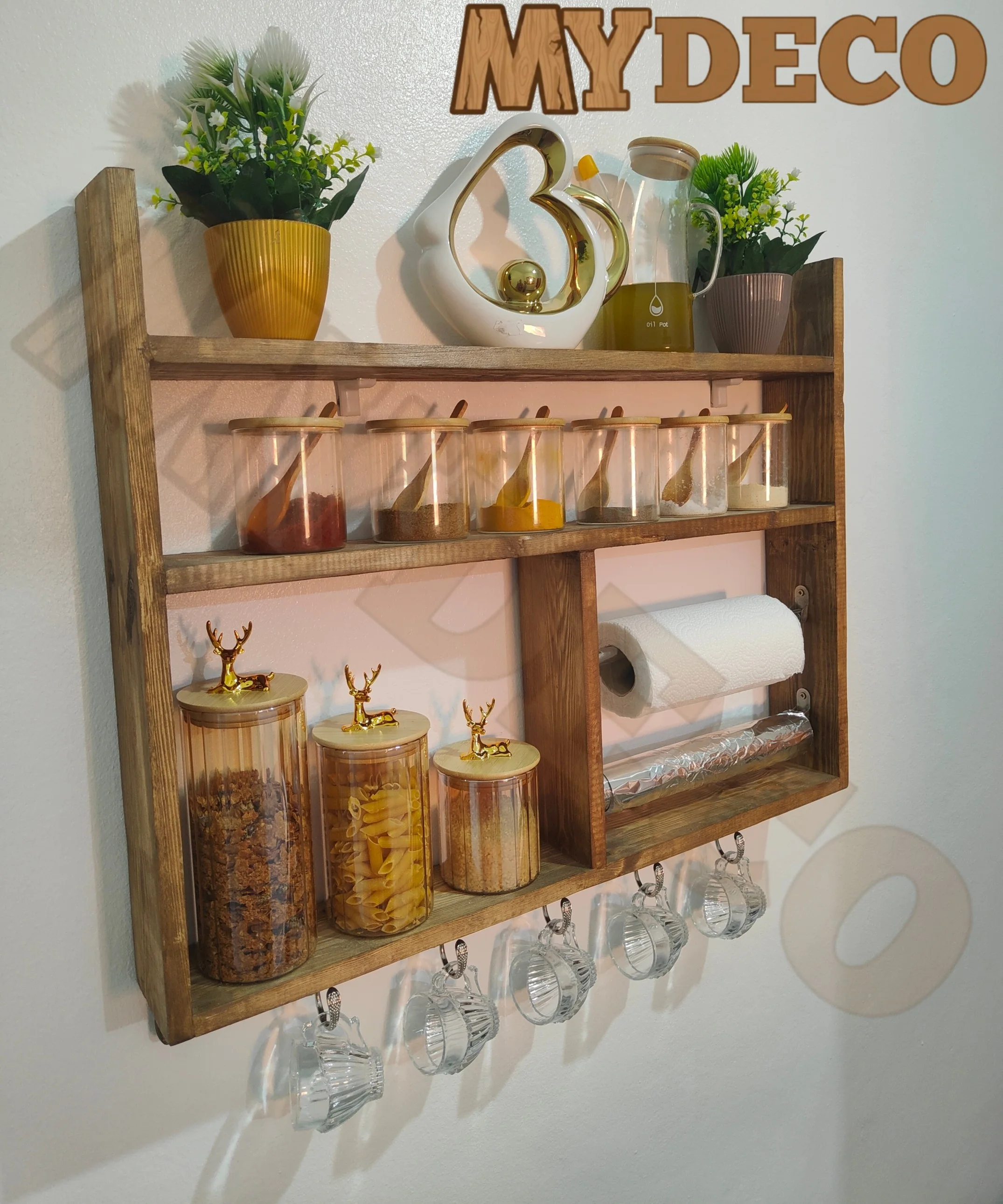 منظّم العطرية ديال المطبخ – ترتيب أنيق وسهولة فالاستعمال ✨