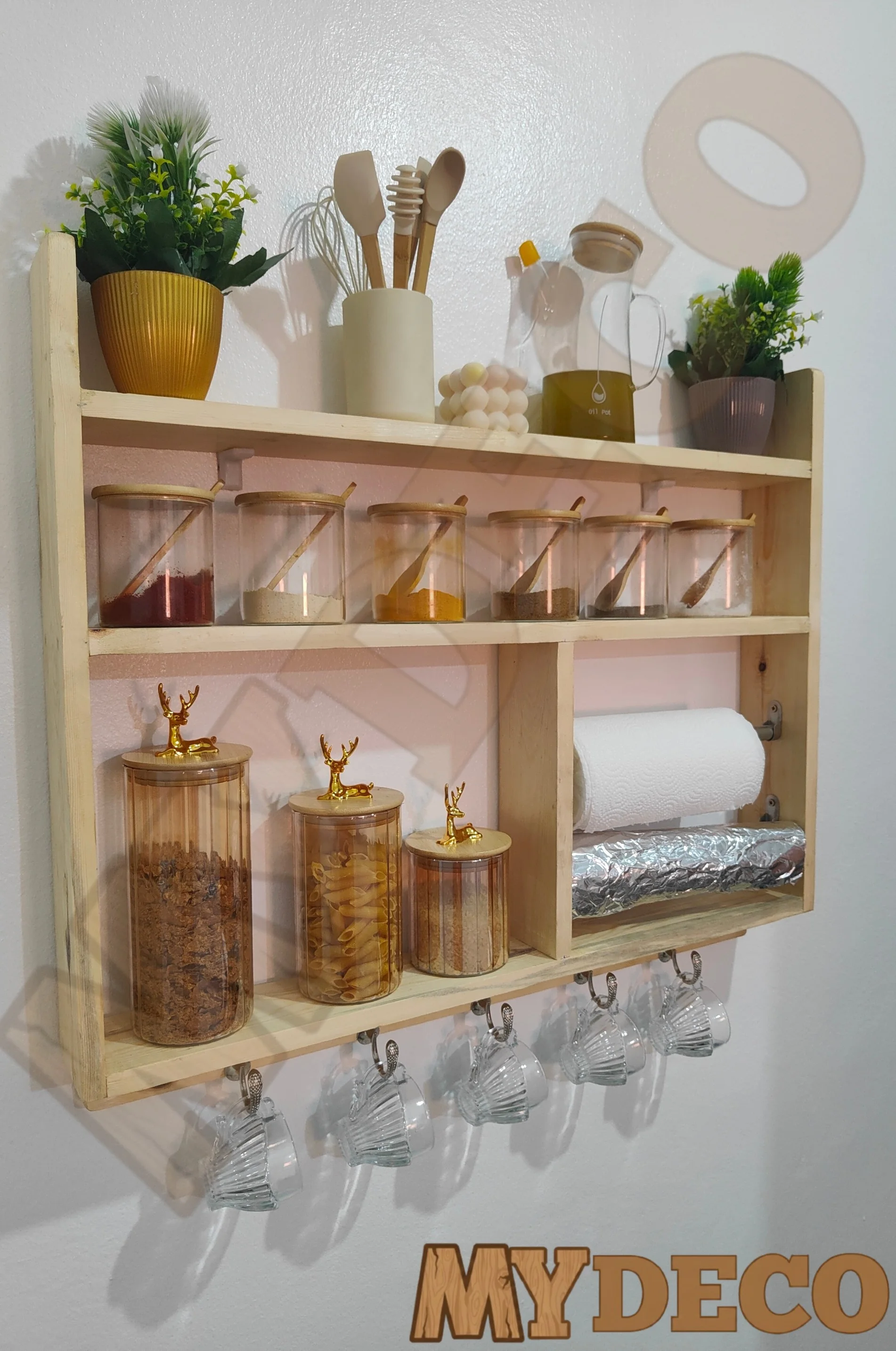 منظّم العطرية ديال المطبخ – ترتيب أنيق وسهولة فالاستعمال ✨