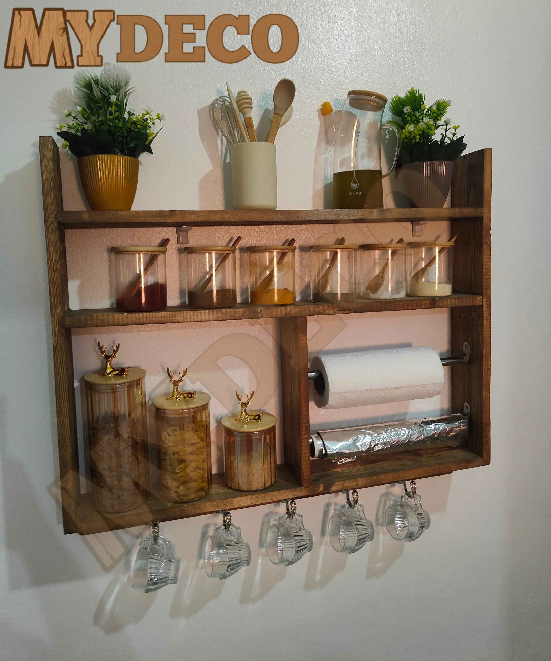 منظّم العطرية ديال المطبخ – ترتيب أنيق وسهولة فالاستعمال ✨