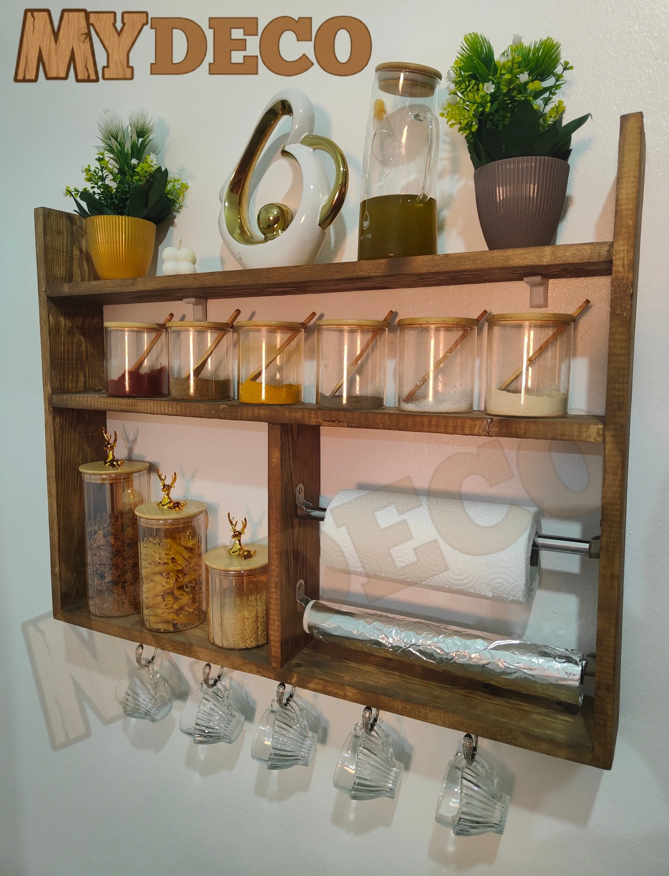 منظّم العطرية ديال المطبخ – ترتيب أنيق وسهولة فالاستعمال ✨