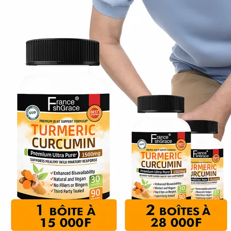 CAPSULES DE TUMERIC CURCUMINE : Le secret naturel pour des articulations fortes et des genoux en bonne santé