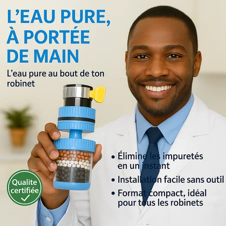 Filtre à Eau Rotatif 360°