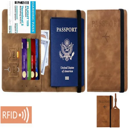 Protège Passeport Intelligente + Étiquette Offerte